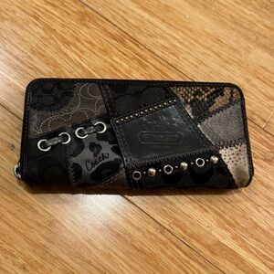 Coach patchwork leather wallet